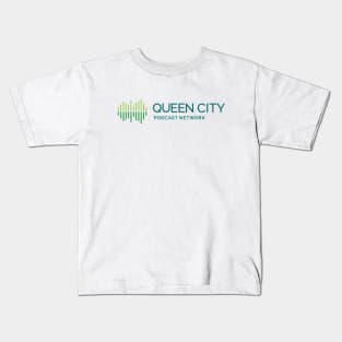 Queen City Podcast Network Revised Logo Kids T-Shirt